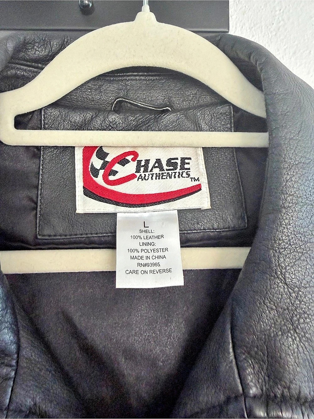 Chase Authentics Bud Racing Leather Racing Jacket Size Large - Picture 3 of 9